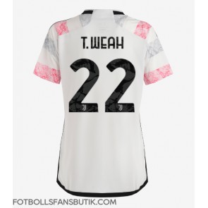 Juventus Timothy Weah #22 Replika Bortatröja Damer 2023-24 Kortärmad